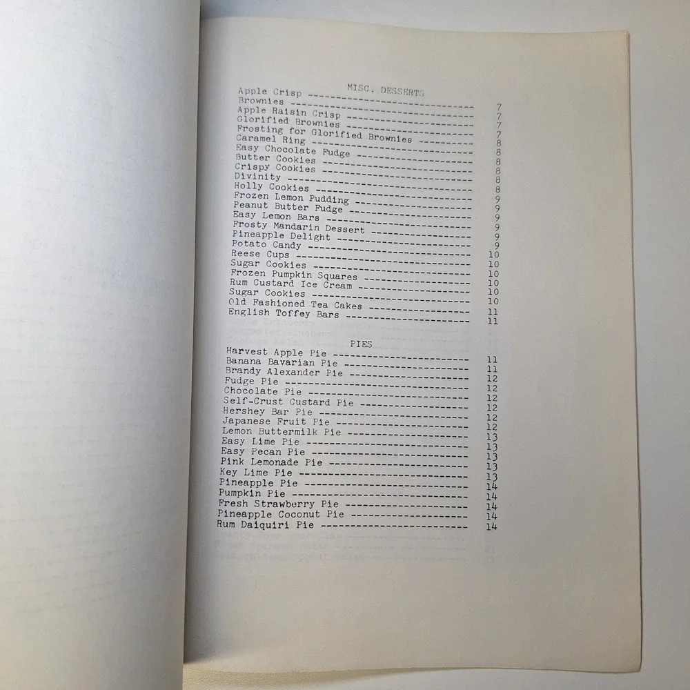 N/A vintage cookbook